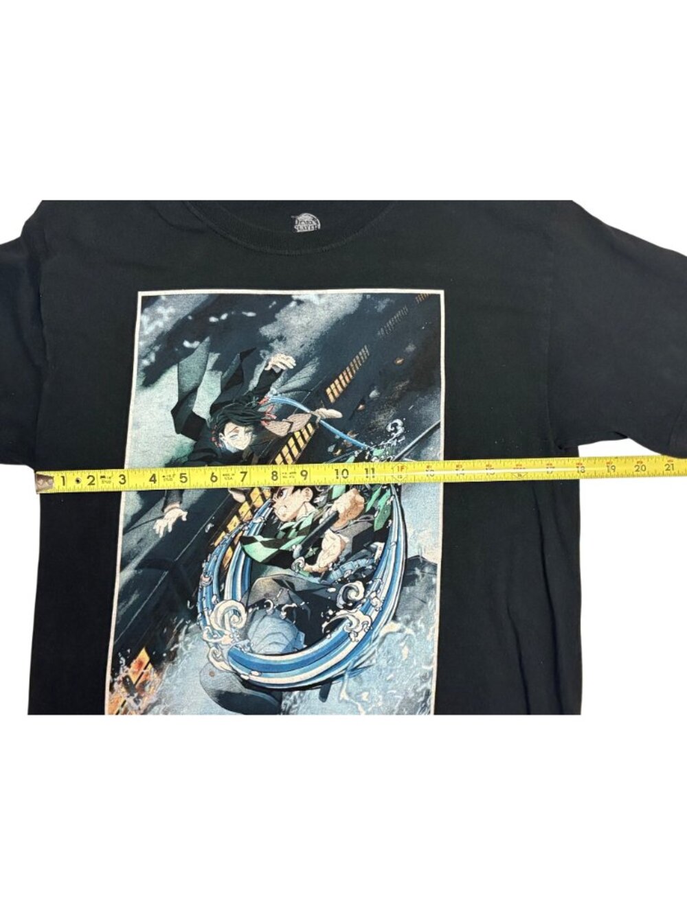 Demon Slayer Mugen Train Black Graphic Tee Tanjiro & Nezuko Adult Medium T-Shirt - Picture 7 of 9